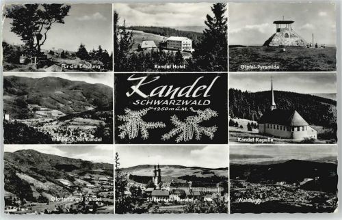 Waldkirch Kandel Hotel Gipfel-Pyramide Kapelle St. Peter Glottertal