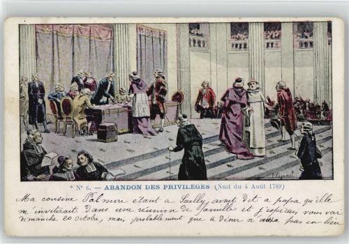 1901 1789 Abandon des Privileges franz. Revulotion