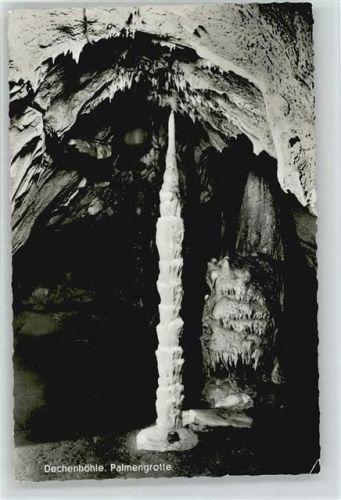 1962 Dechenhöhle Palmengrotte Foto AK