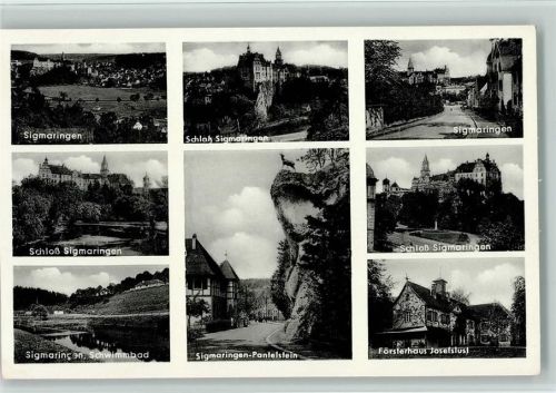 Sigmaringen Schloß Schwimmbad Pantelstein Försterhaus Josefslust Mehrfachaufnahme