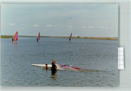 Tönning Eidersperrwerk Surfer