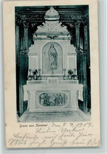 Kevelaer 1907 Kirche Innenaufnahme Altar