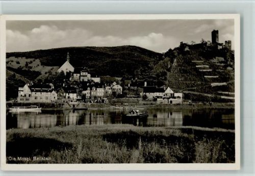 Beilstein Fähre über die Mosel ca 1936 AK