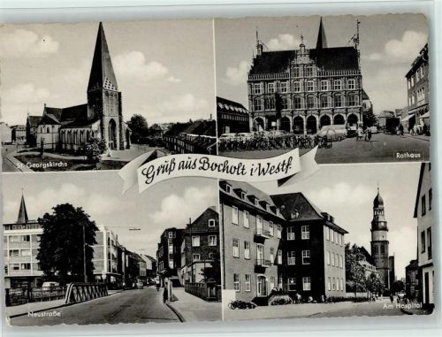 Bocholt St. Georgskirche Rathaus Neustraße am Hospital