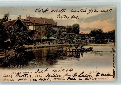 Dortmund Buschmühle Ruderboot