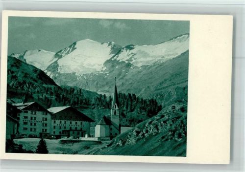 Obergurgl Ortsansicht Kirche