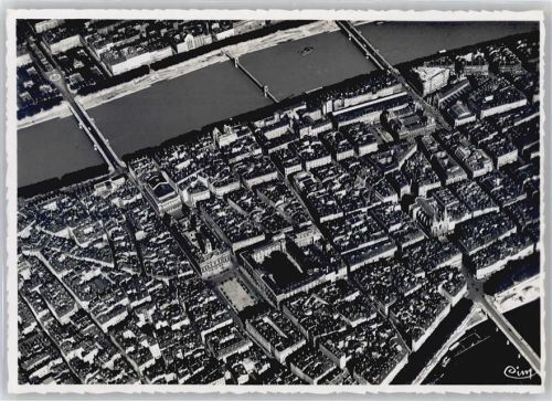 Lyon Fliegeraufnahme, Quartier des Terreaux