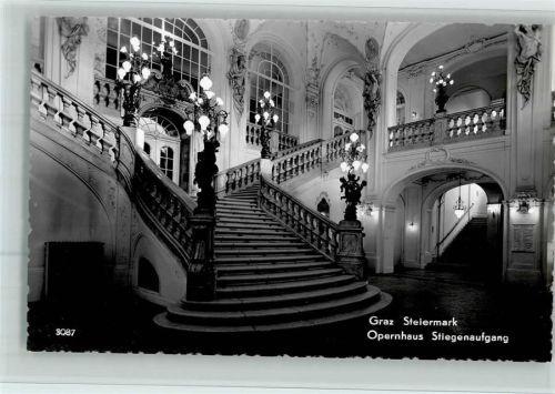 Graz Opernhaus Stiegenaufgang Innenaufnahme