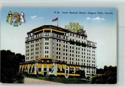 Niagara Falls 1910 Hotel General Brock - Coat of Arms - Wappen , good condition