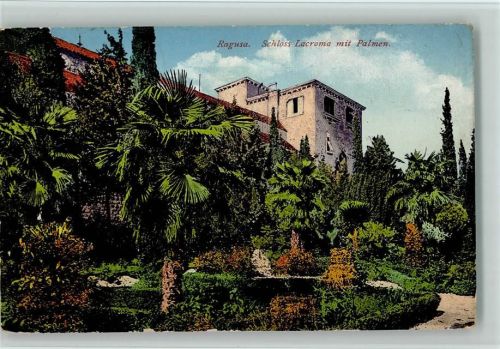 Dubrovnik Schloß Lacroma mit Palmen