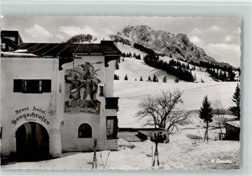 Jungholz Sporthotel Sorgschrofen Langenschwand Winter Verlag Roessler