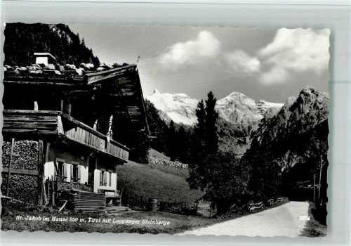 St. Jakob Ortsansicht mit Leoganger Steinberge