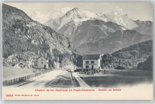 Chamonix-Mont-Blanc Station de Servoz, Hotel, Café de Gare
