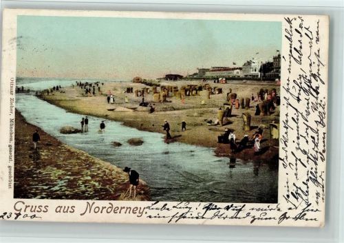 Norderney 1900 Am Strand Strandkörbe