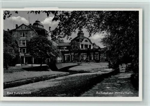 Bad Salzschlirf Badehof mit Wandelhalle
