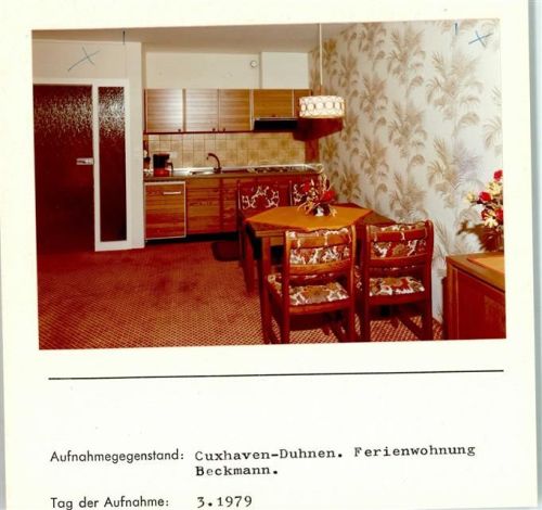 Duhnen Foto montiert auf Karton
