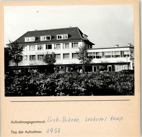 Duhnen Foto montiert auf Karton