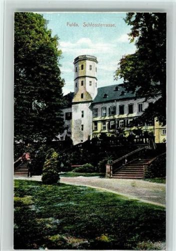 36037 W6400 Fulda Gebrauchsspuren Schlossterrasse