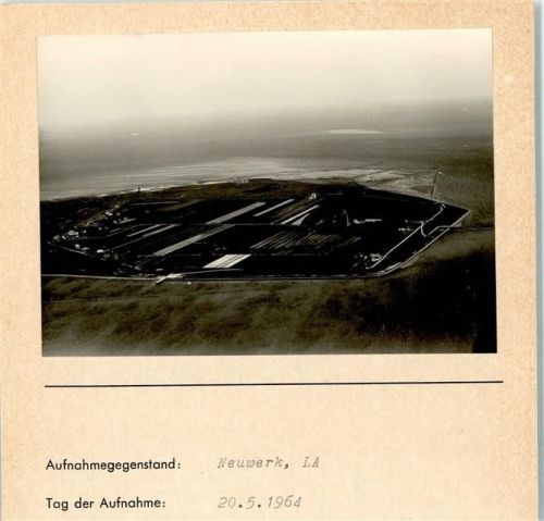 Hamburg-Insel Neuwerk Foto montiert auf Karton
