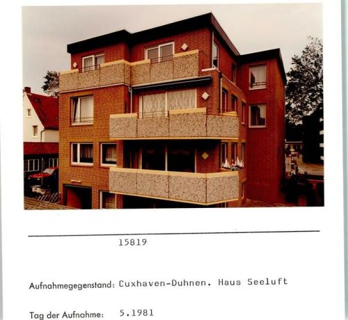 Duhnen Foto montiert auf Karton