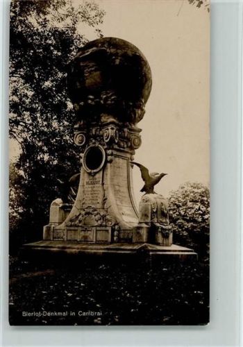 Cambrai 1917 Bleriot Denkmal in Cambrai AK