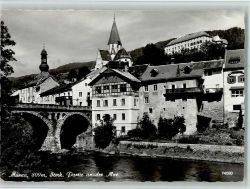 Murau Partie an der Mur