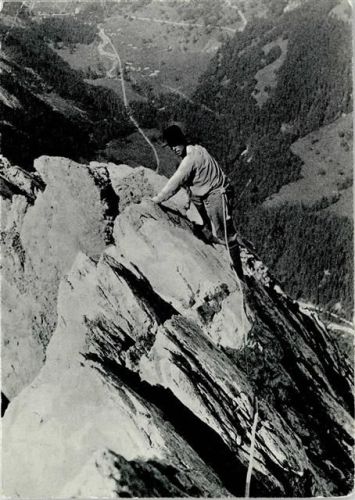 1957 Der erfallene König Albert der Belgier , engelhörner, Berner Oberland