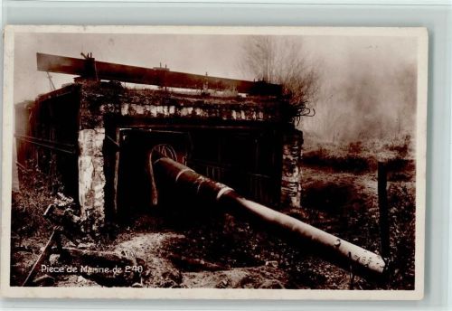 Piece de Marine de 240 - Kanone - Ravin des Grands Houxers pres du Fort de Vaux