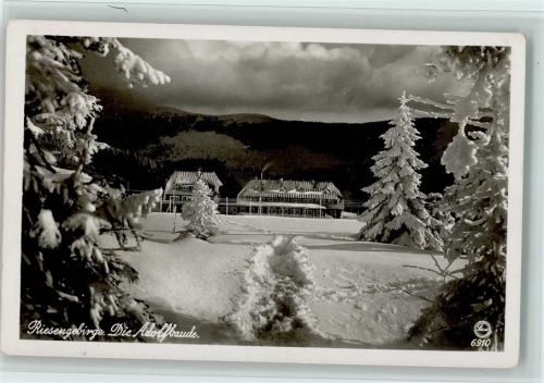 1937 Nr. 6910 Silesia Verlag - Die Adolfbaude im Winter AK