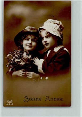 1918 Serie 61124-6 Kinder - Bonne Annee AK