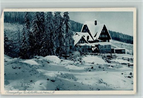 Zackelfallbaude 1927 Winter