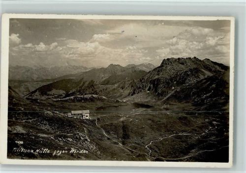 Tilisunahütte Tilisuna Hütte gegen Norden Hüttenstempel