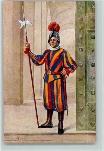 Vaticano - Guardia Svizzera in bassa uniforme - Schweizer Garde