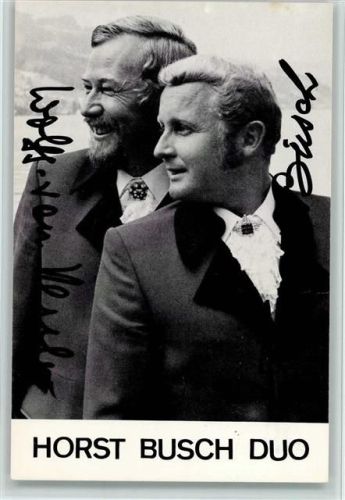 Horst Busch Duo und Autogramm