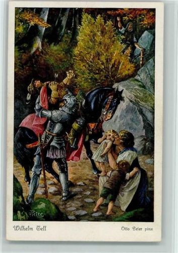 sign Otto Peter - Wilhelm Tell Nr. 11 AK