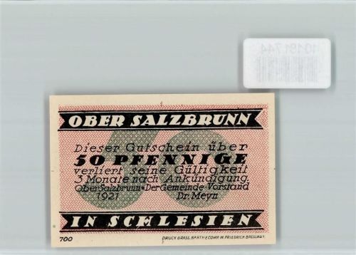 Bad Salzbrunn Notgeld