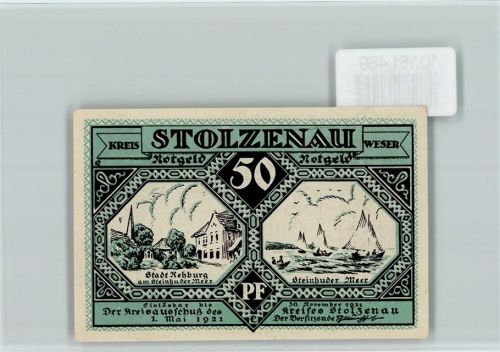 Stolzenau Notgeld Steinhuder Meer