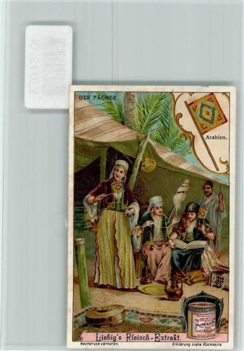 Der Fächer in Arabien - Sammelbild Liebig