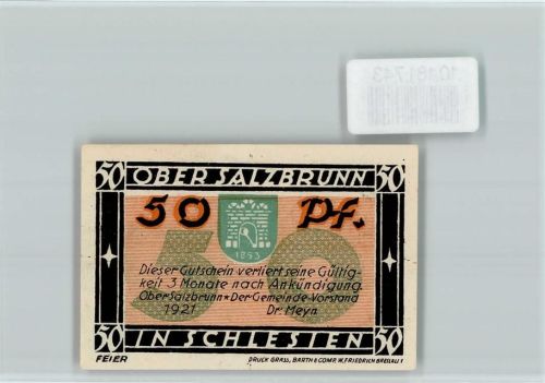 Bad Salzbrunn Notgeld
