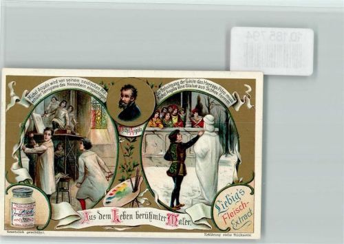 Michel Angelo, aus dem Leben berühmter Maler,Sammelbild Liebig