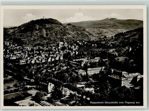 Heppenheim Fliegeraufnahme
