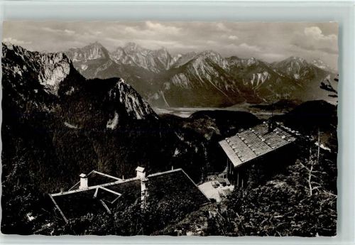 Tegelberghaus Blick auf Tannheimer Berge