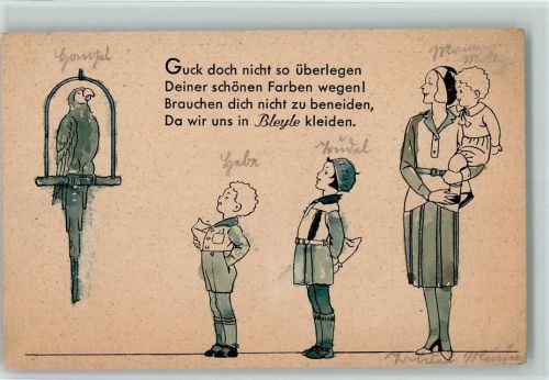 Bleyle Kleidung - Ausmalbild AK