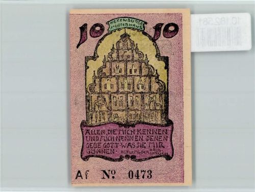 Lemgo Notgeld Hexenburge Meisterhaus