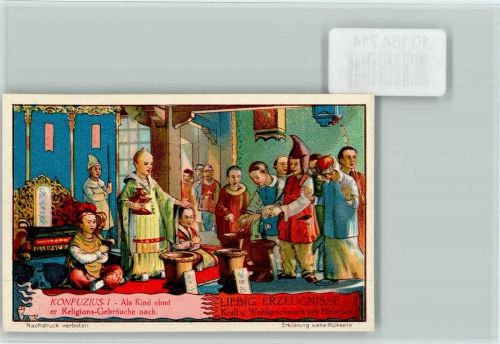 Konfuzius I - Sammelbild Liebig