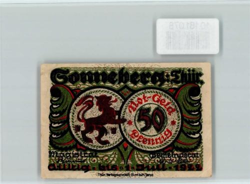 Sonneberg Notgeld