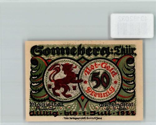 Sonneberg Notgeld Kasperlefiguren