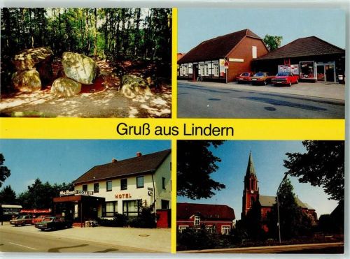Lindern Felsen Geschäft Hotel Kirche