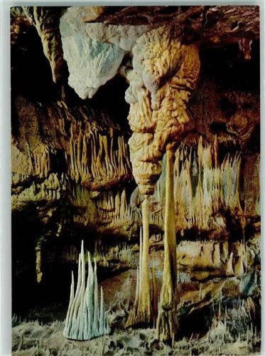 Erpfingen Rückseite mit Abschürfungen bzw Kleberesten Bären Karlshöhle