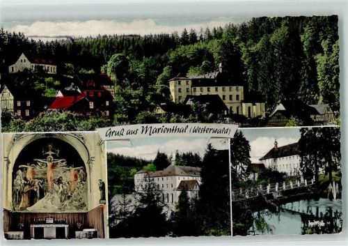 Marienthal Rückseite mit Abschürfungen bzw Kleberesten